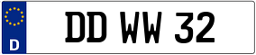 Truck License Plate
